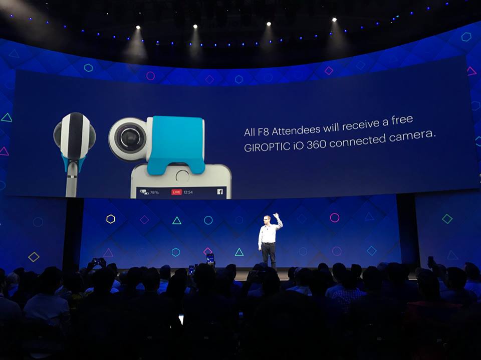 Giroptic iO conférence F8 Facebook