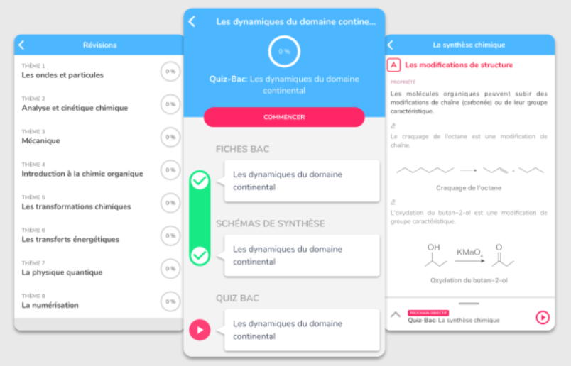 Des fiches de révision en ligne pour le bac par Kartable