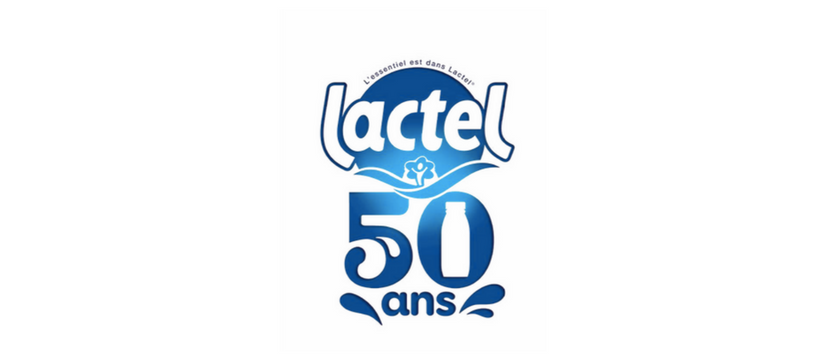 lactel 50 ans logo lactel 50 ans