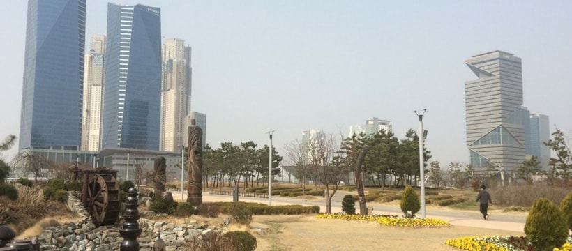 photo de la ville sud coreenne du songdo