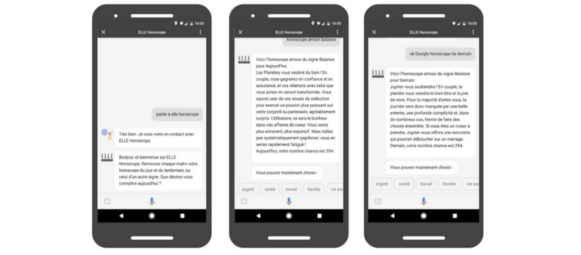 screenshot de lassistant google