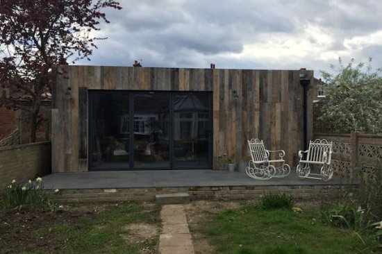 restaurant dans un jardin