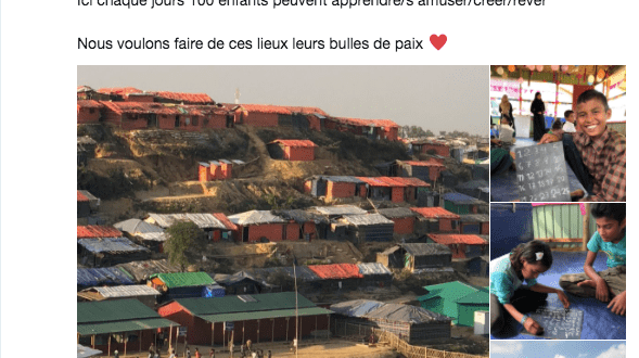 photos campagne Screenshots de posts reseaux sociaux