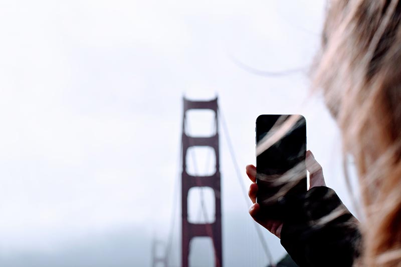 photo prise sur un pont