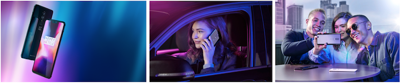 visuels promotionnels du OnePlus 6