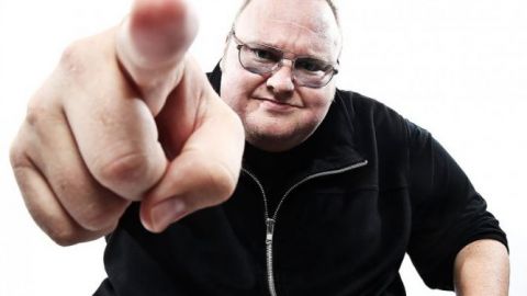 kim dotcom portrait