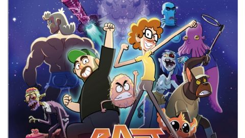 Bat et gael dessin animé