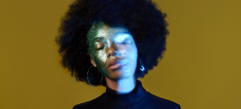 Glitter portrait Glitter portrait