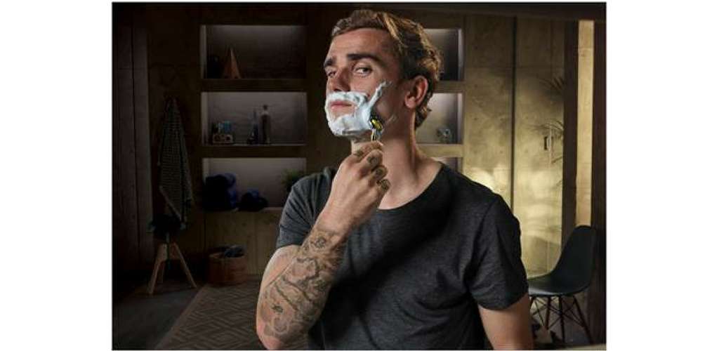 Antoine Griezman pour Gillette Antoine Griezman pour Gillette