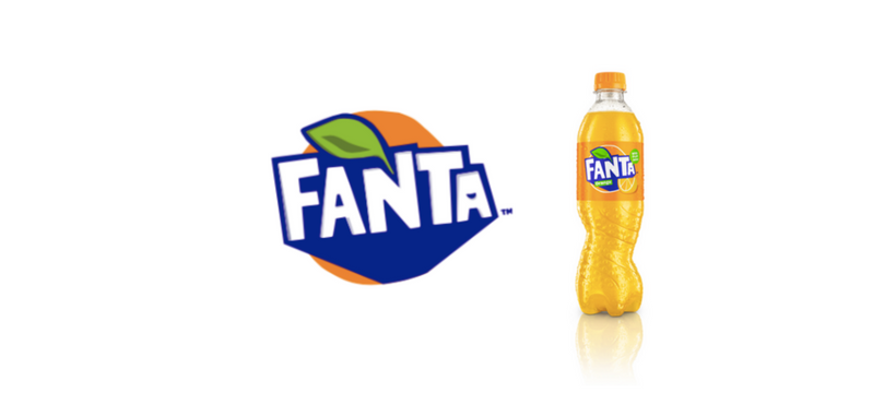 fanta nouvelle identité logo et bouteille fanta