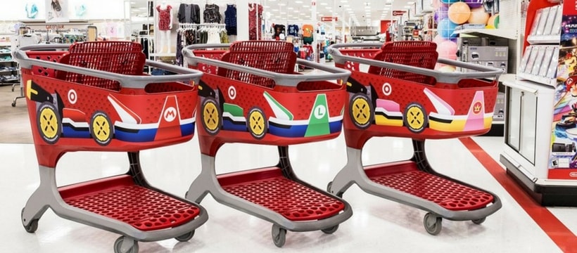 Mario-Kart-target Target crée des chariots aux couleurs de Mario Kart
