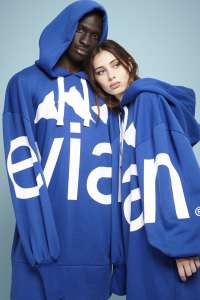 duo sweat evian bleu