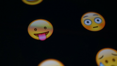emojis sur écran