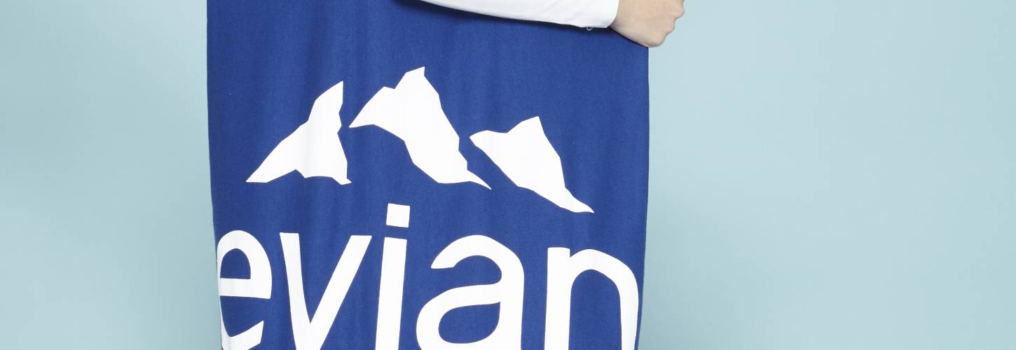 evian totebag evian totebag