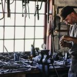 Homme ouvrier artisan