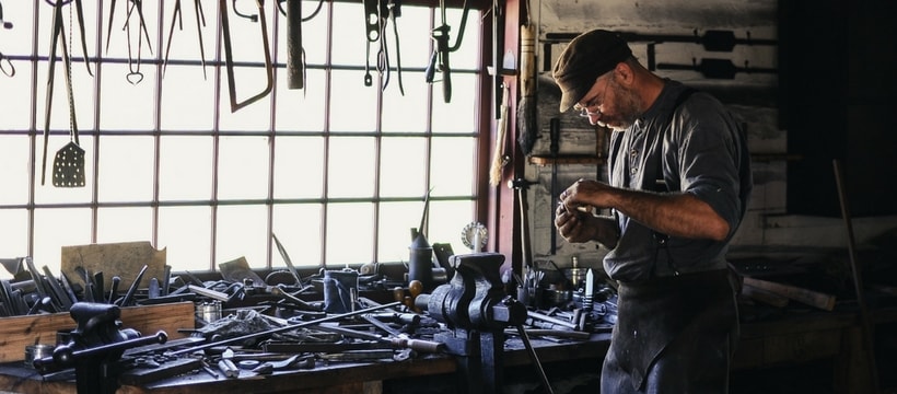 Ouvrier Homme ouvrier artisan