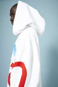 hoodie evian blanc