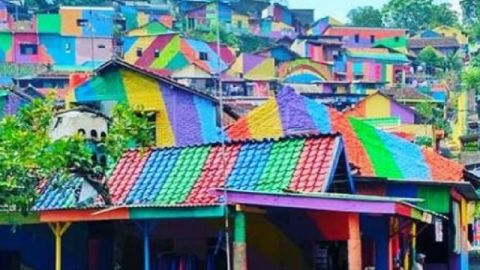 Kampung Pelangi, un village arc-en-ciel en Indonésie