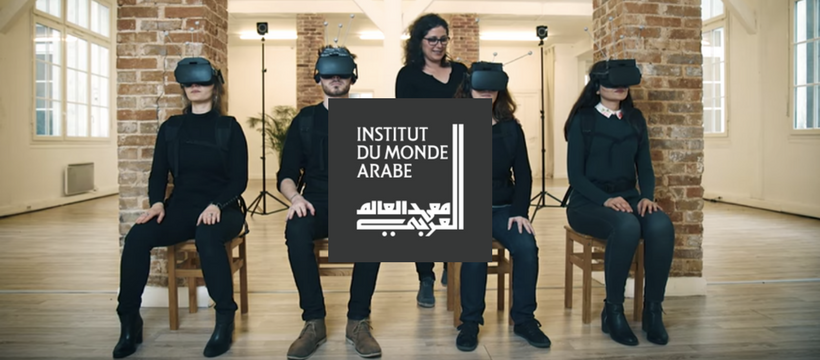 the enemy institut du monde arabe plusieurs personnes en réalité virtuelle