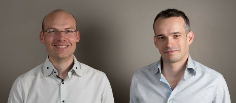Les fondateurs d'Algolia Julien Lemoine et Nicolas Dessaigne