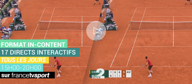 francetv adways roland garros