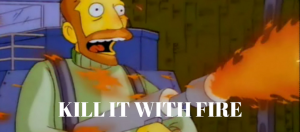 simpsons kill it with fire