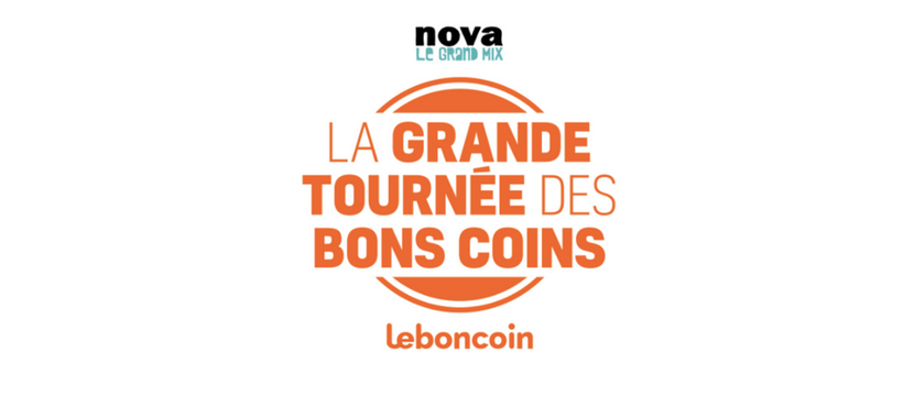 radio nova leboncoin tournee bons coins logo la grande tournée des bons coins