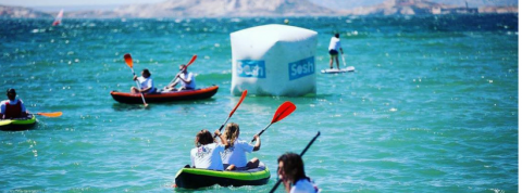 sosh freestyle cup influence kayak sur mer