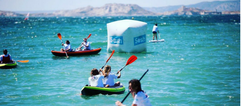 sosh freestyle cup influence kayak sur mer