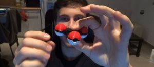 Hand spinner aux couleurs de Pokemon