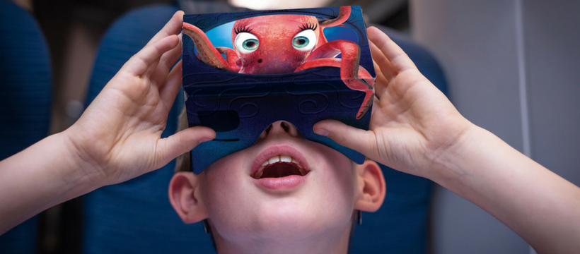 eurostar odyssey un enfant teste l'eurostar oddyssey avec un casque de réalité virtuelle