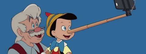 Pinocchio Pinocchio perche à selfie