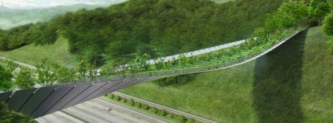 pont-vegetal-coree Pont écologique - Corée