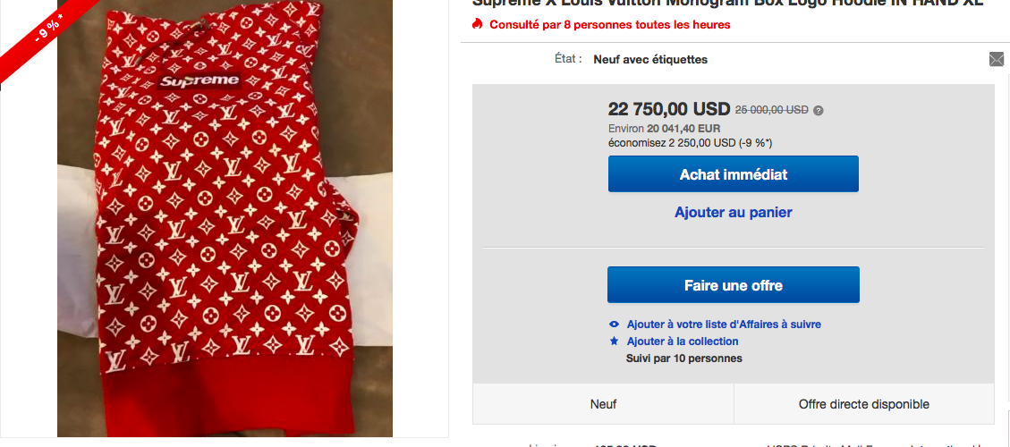 supreme2 Supreme sur eBay