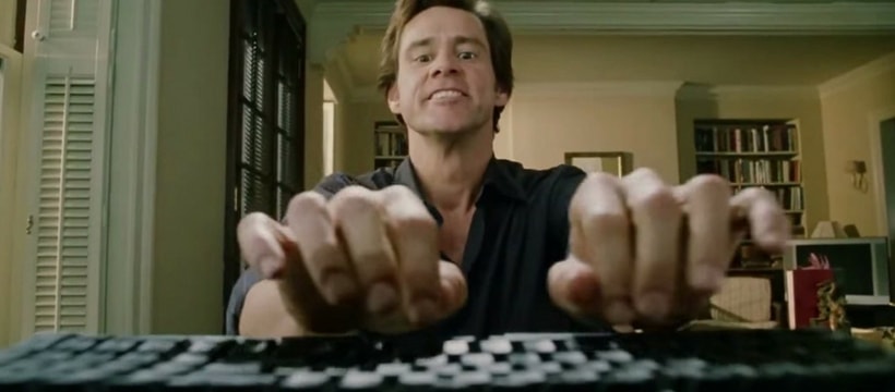 Jim-Carrey Jim Carrey Typing test