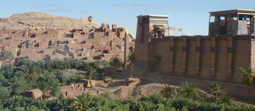 AC DDB cite egyptienne irrguee probablement par le nil