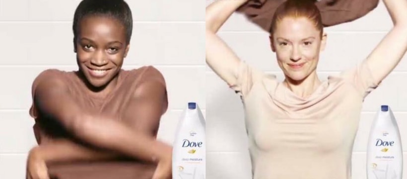 Dove Une publicité Dove jugée raciste