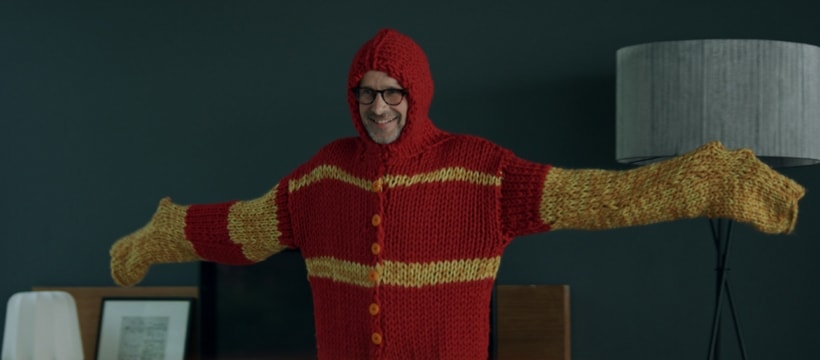 ENGIE homme en pull ridicule