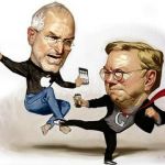 Les anciens CEO d'Apple et Google se battent