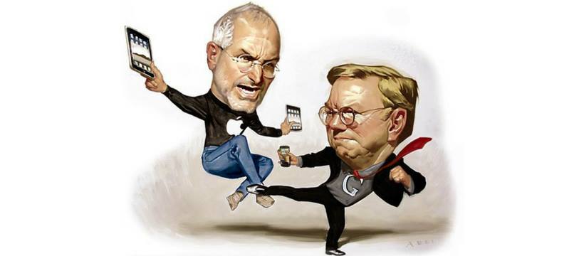google apple rachat bot dow jones Les anciens CEO d'Apple et Google se battent