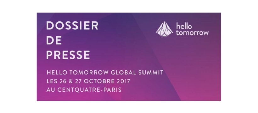 Hello Tomorrow affiche du Hello Tomorrow Global Summit