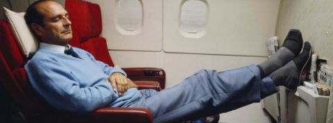 Jacques Chirac Jacques Chirac se repose dans lavion