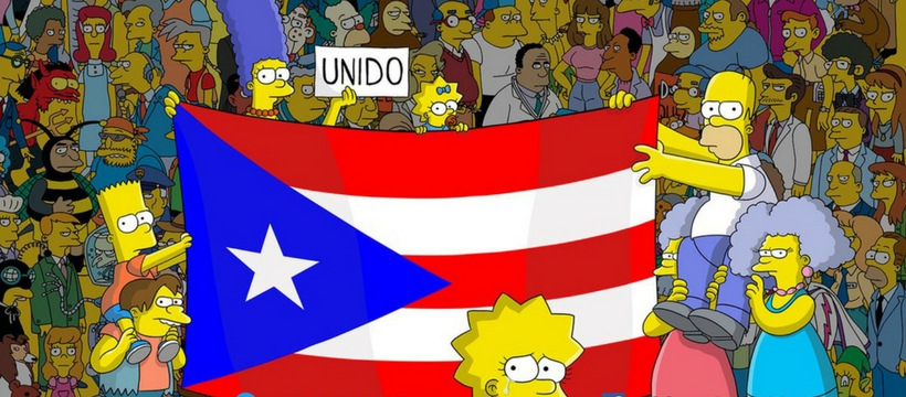 marques influenceurs porto rico les simpsons soutiennent porto rico