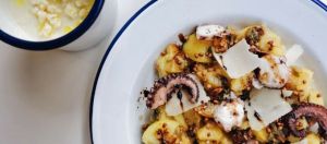 Une salade de poulpe chez Mersea