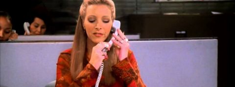 organisation travail ringard phoebe de friends au téléphone