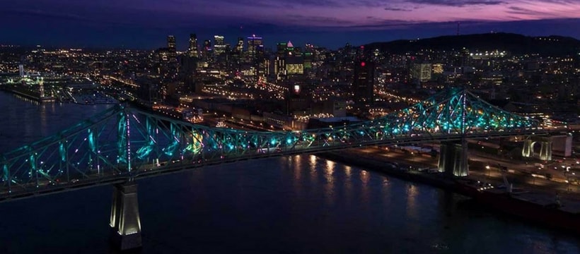 Pont Montreal Pont Montreal de nuit