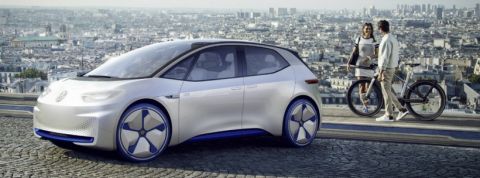 voiture electrique ville marques Voiture électrique Volkswagen en ville