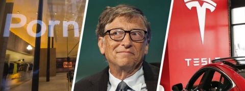 5 actus business bill gates voiture electrique Pornhub Bill Gates Tesla