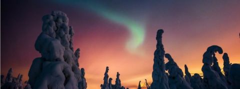 Aurores Boreales Des aurores boréales en Finlande