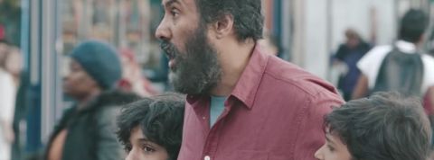 Pere de famille et ses enfants